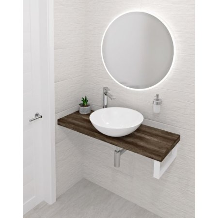 Sapho Avice Blat pod umywalkę 150x36 cm ciemny dąb AV15611