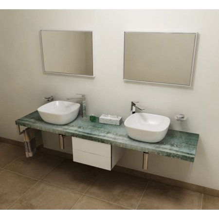 Sapho Avice Blat pod umywalkę 250x49,5 cm aquamarine AV256