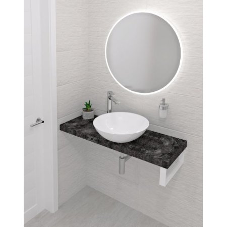 Sapho Avice Blat pod umywalkę 80x36 cm kamień łupany AV0869