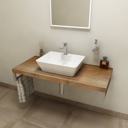 Sapho Avice Blat pod umywalkę 90x49,5 cm old wood AV098