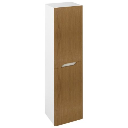 Sapho Mediena Słupek boczny 35x30x138 cm biały mat/dąb natural MD352