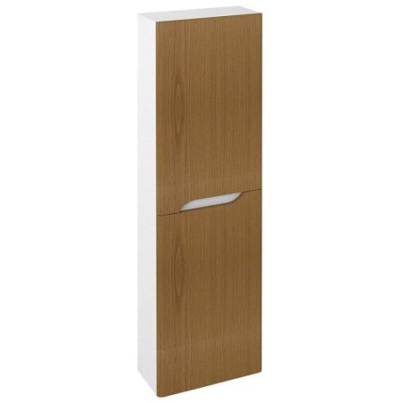 Sapho Mediena Słupek boczny 40x20x138 cm biały mat/dąb natural MD452
