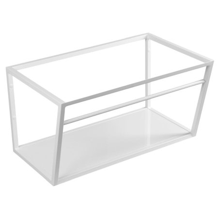 Sapho SKA Konsola wisząca do umywalki 74,6x45,8 cm z półką biały mat SKA112