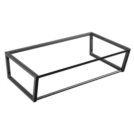 Sapho SKA Konsola wisząca do umywalki 74,6x45,8 cm czarny mat SKA202