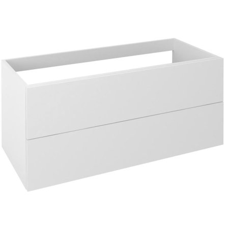 Sapho Treos Szafka podumywalkowa 110x50,5x53 cm bez wycięcia na syfon biały mat TS115-3131