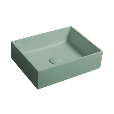 Sapho Formigo Umywalka nablatowa 47,5x36,5 cm zielony mat FG123