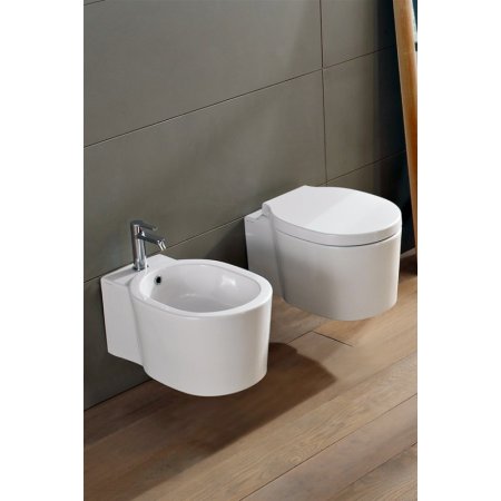 Scarabeo Bucket Muszla klozetowa miska WC podwieszana 53,5x36x29,5 cm, biała 8812