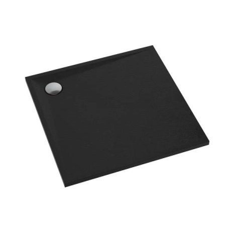 Schedpol Libra Black Stone Brodzik kwadratowy 80x80 cm czarny 3SP.L1K-8080/C/ST