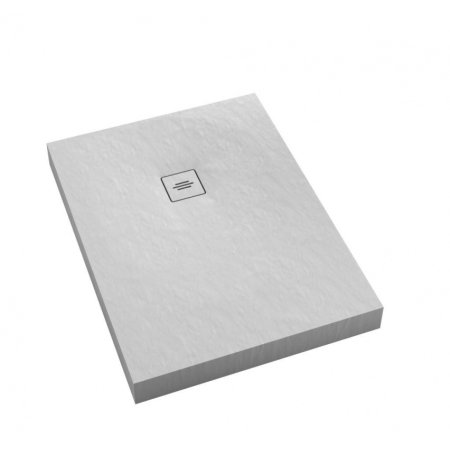 Schedpol Schedline NonLimits White Stone Brodzik prostokątny 80x100 cm biały 3ST.N1P-80100/B/ST-M1/B/ST