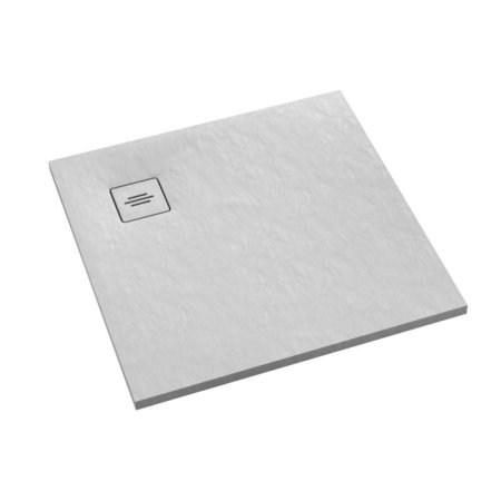 Schedpol Schedline Protos White Stone Brodzik kwadratowy 100x100 cm biały 3SP.P1K-100100/B/ST-M1/B/ST