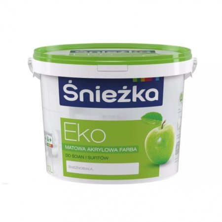 Śnieżka Eko Emulsja akrylowa do wnętrz śnieżnobiała 10 l 72EW-EKO.10L
