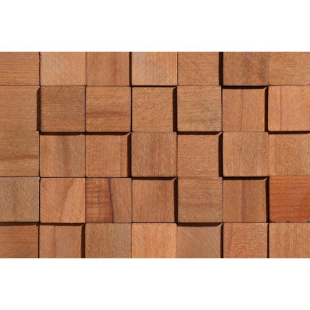 Stegu Cube 1 Panel drewniany 34,5x34,5 cm, brązowy