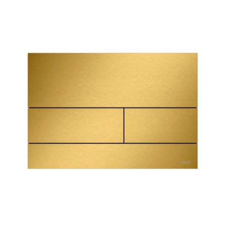 Tece Square II Przycisk spłukujący WC złoty optyczny szczotkowany 9240847