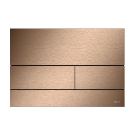 Tece Square II Przycisk WC czerwone złoto szczotkowane anti-fingerprint 9240848