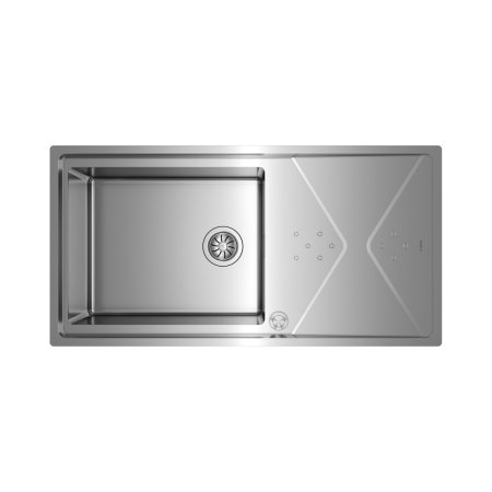 Teka Brooklyn 60 M-XP 1B 1D PLUS REV 2&Oslash; AUTO WST Zlewozmywak stalowy jednokomorowy 98,4x50,4 cm stal nierdzewna 115100023