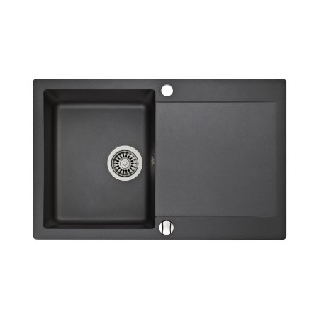 Teka Clivo 45 B-TQ Zlewozmywak kompozytowy jednokomorowy 78x49,5 cm onyks 40148000