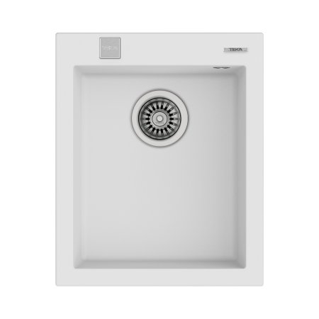 Teka ForSquare 34.40 TG Zlewozmywak granitowy jednokomorowy 50x41 cm arktyczny biały mat 115230014