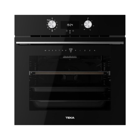 Teka HLB 8510 P Maestro Pizza 340˚C Piekarnik elektryczny 59,5x53,7 cm do zabudowy czarne szkło 111000046