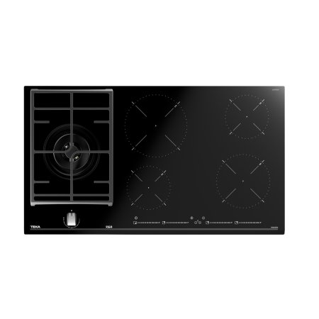 Teka JZC 95314 ABC Płyta indukcyjno-gazowa 90x51 cm czarne szkło 112570202