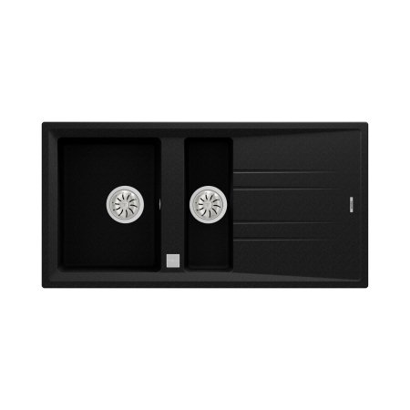 Teka Stone 60 B-TG 1&frac12;B 1D Zlewozmywak granitowy p&oacute;łtorakomorowy 100x51 cm onyks 115360010