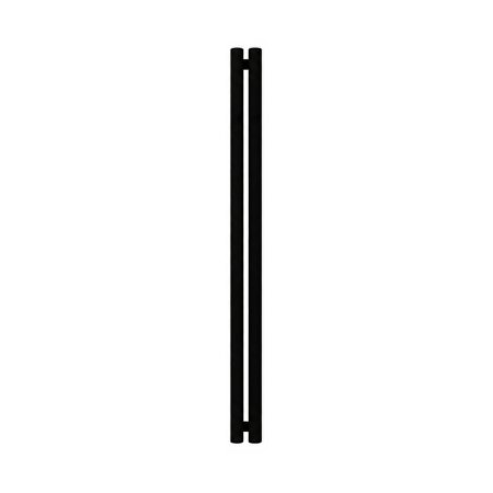 Terma Rolo Hanger Grzejnik 120x9,5 cm podłączenie SX czarny mat WGROW120009-K9M5SX