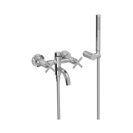 Tres Mont Blanc Bateria wannowa natynkowa chrom 28317601