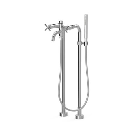 Tres Mont Blanc Bateria wannowa wolnostojąca chrom 28319401