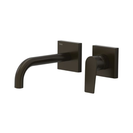Tres Project-tres Selection Bateria umywalkowa podtynkowa 18 cm czarny brąz 21130021KMB