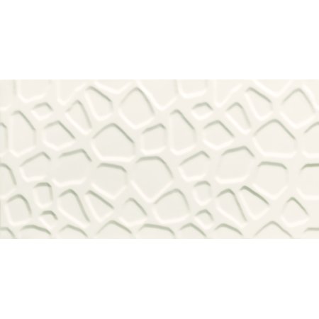 Tubądzin All In White 2 STR Płytka ścienna 59,8x29,8x1,28 cm, biała mat