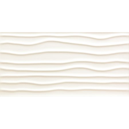 Tubądzin All In White 4 STR Płytka ścienna 59,8x29,8x1 cm, biała mat