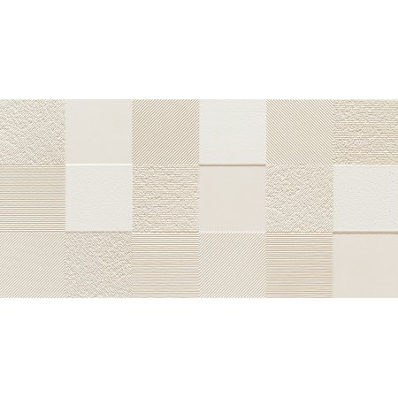 Tubądzin Blinds white STR 1 Dekor ścienny 59,8x29,8x1,1 cm, biały mat