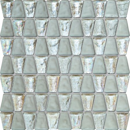 Tubądzin Elements Drops glass white Mozaika ścienna 30,4x30,6x1 cm, biała mat, połyskTUBMSELEDROGLAWHI3043061