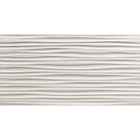 Tubądzin Malena grey STR Płytka ścienna 60,8x30,8x1 cm, szara połysk