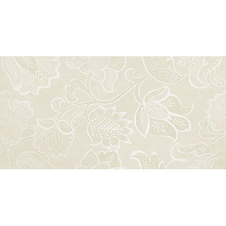 Tubądzin Obsydian white Dekor ścienny 59,8x29,8x1 cm, biały połysk