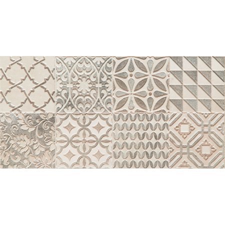 Tubądzin Sfumato patch Dekor ścienny 59,8x29,8x1,1 cm, szary mat