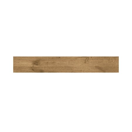 Tubądzin Wood Shed Natural STR Płytka gresowa podłogowa 149,8x23 cm brązowa