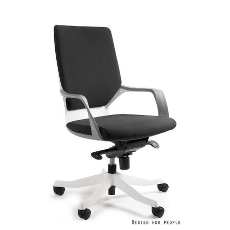 Unique Apollo M Fotel biurowy, biały/czarny W-908W-BL418