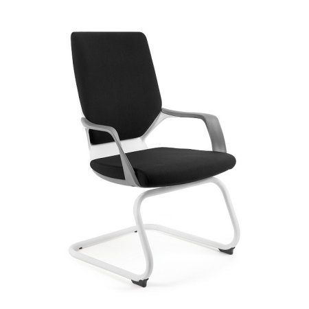 Unique Apollo Skid Fotel biurowy biały/czarny W-901-W-BL418