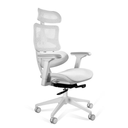 Unique Ergotech Fotel biurowy, biały CM-B137AW-4