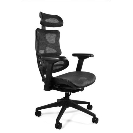 Unique Ergotech Fotel biurowy, czarny CM-B137A-4