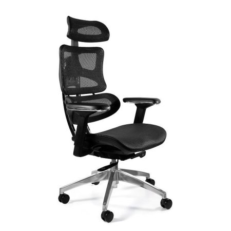 Unique Ergotech Fotel biurowy, czarny CM-B137A