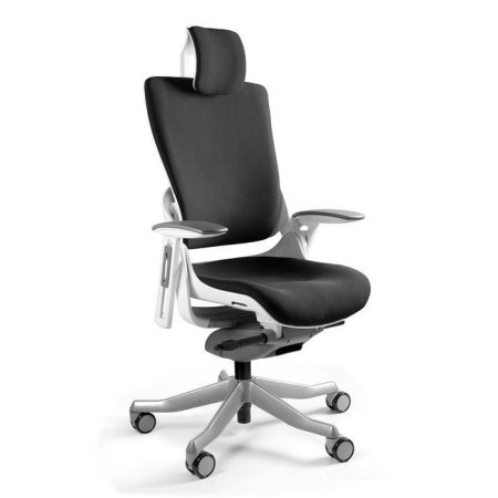 Unique Wau 2 Fotel biurowy biały/tkanina black W-709-W-BL418