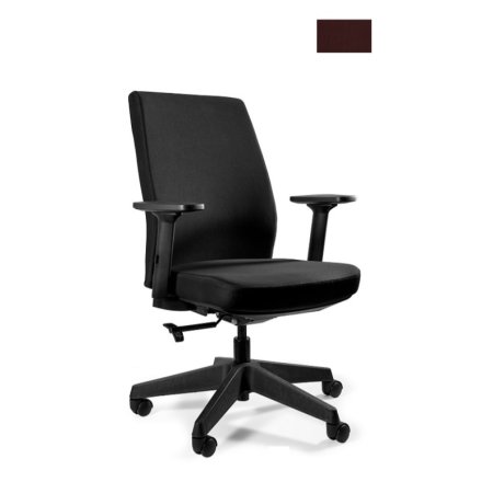 Unique Work Fotel biurowy czarny/cocoa 1268-BL406
