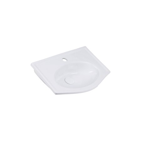 UpTrend Vienna Umywalka wisząca lub meblowa 51,5x37,3 cm biały połysk TR405