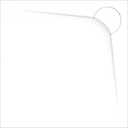 Vayer Boomerang Brodzik kwadratowy 100x100x3 cm, biały 100.100.002.2-6.0.0.0