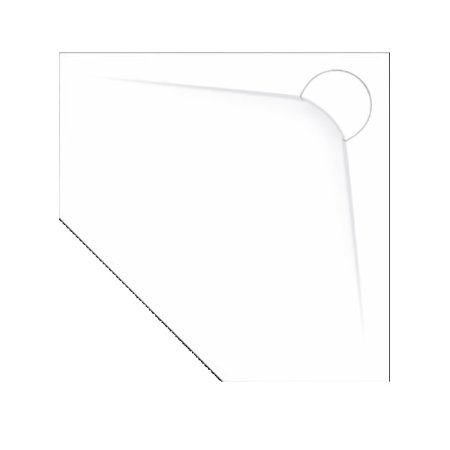 Vayer Boomerang Brodzik pięciokątny 90x90x3 cm, biały 090.090.002.2-7.0.0.0