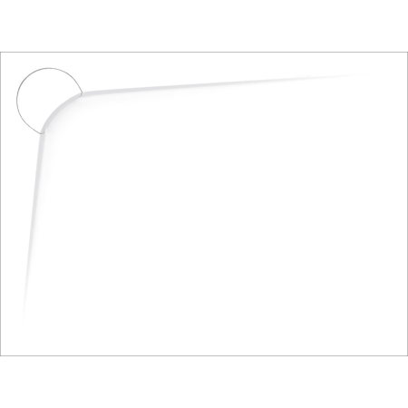 Vayer Boomerang Brodzik prostokątny 140x90x3 cm lewy, biały 140.090.002.2-1.1.0.0