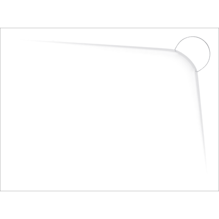 Vayer Boomerang Brodzik prostokątny 120x90x3 cm prawy, biały 120.090.002.2-1.2.0.0