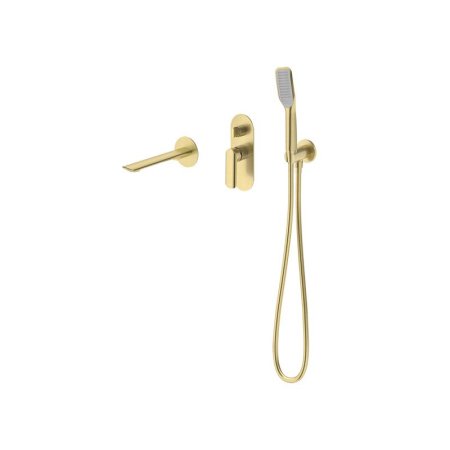 Vedo Aletta Spazzo III Zestaw wannowo-prysznicowy podtynkowy szczotkowane złoto VBA5243/SZ