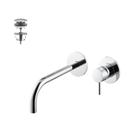 Vema Maira Bateria umywalkowa podtynkowa z korkiem chrom V27050/K